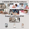 thumbnail image 4 of indoor Wireless Security Camera with Alarm Clock Motion Detection Night Vision Camera 4K WIFI HD Security Smart Camera, 4 of 9
