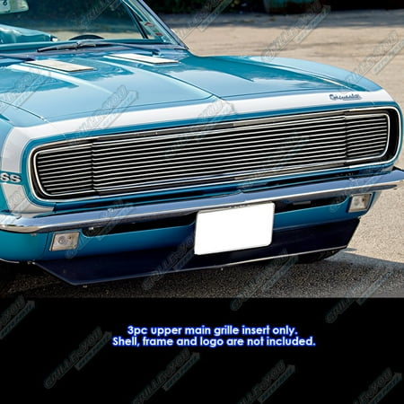 - Compatible with 1967-1968 Chevy Camaro RS Model Billet Grille Grill Insert C85252A