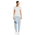 thumbnail image 2 of Disney Juniors Stitch Graphic Jogger Pants, 28.5" Inseam, Sizes XS-XXXL, 2 of 5