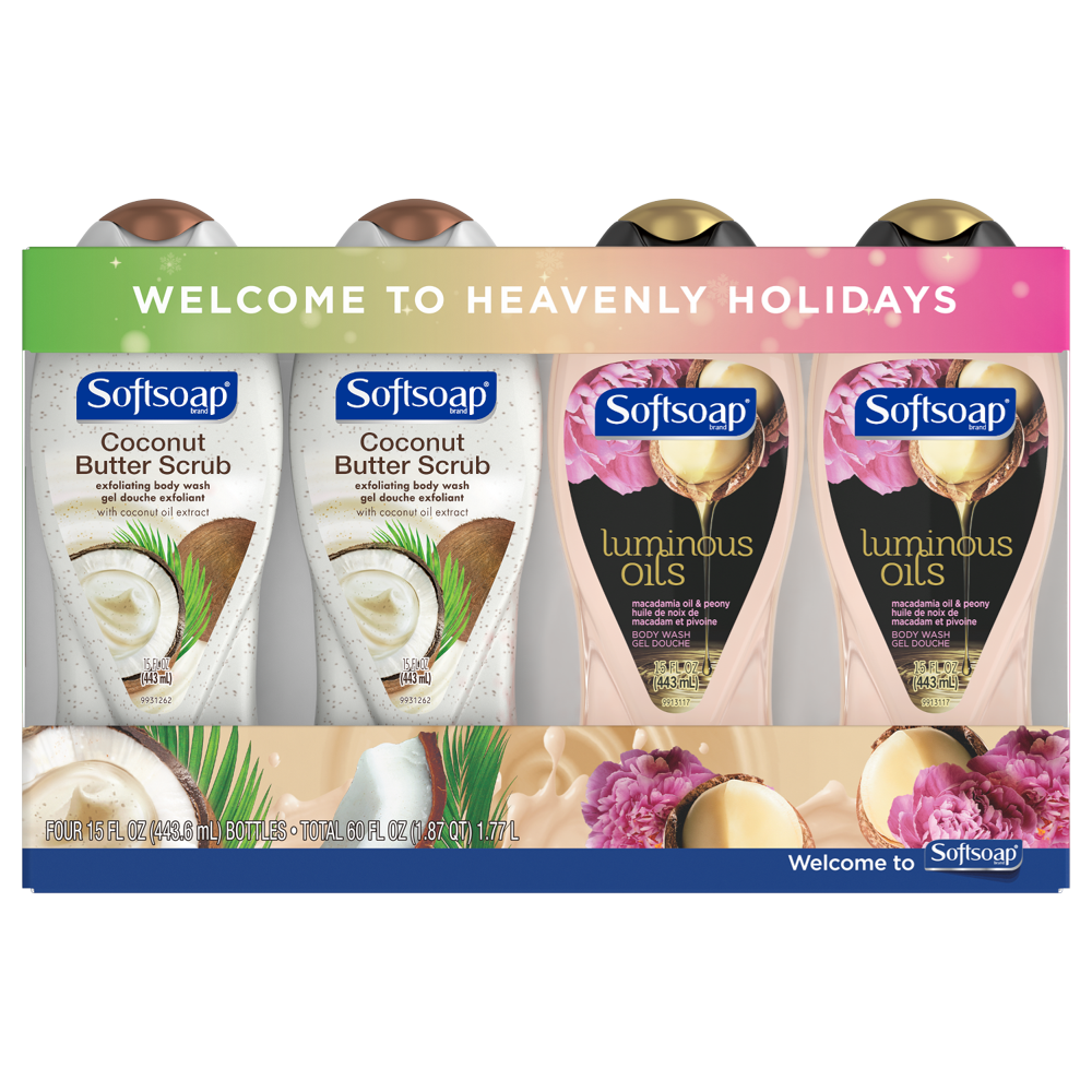 Softsoap Body Wash, Coconut Butter and Macadamia Oil Gift Pack 60