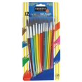 thumbnail image 1 of Rainbow Paint Brush Assortment, Natural Hair, Set Of 12, 1 of 4