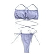 thumbnail image 1 of Traje de baño dividido con estilo para mujer Bikini cómodo con estampado de cintura OAVQHLG3B Store  lin121212, 1 of 3