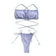 thumbnail image 1 of Traje de baño dividido con estilo para mujer Bikini cómodo con estampado de cintura OAVQHLG3B Store  lin121212, 1 of 3