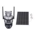 thumbnail image 1 of Cámara de Panel Solar, Ai Reducido de Reducción de Ruido Alarma Inteligente de 2 Vías Cámara de Seguridad para Hablar para el Hogar para Villa para la Escuela, 1 of 7