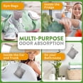 thumbnail image 6 of Basic Concepts Activated Charcoal Odor Absorber for Strong Odor - Bamboo Charcoal Air Purifying Bag - 6 Pack, 6 of 7
