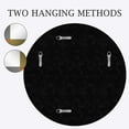 thumbnail image 6 of Grander Images GJ003-60 24 in. Tinted Glass Frameless Round Mirror - Grey, Gold & Orange, 6 of 6