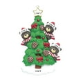 thumbnail image 4 of Personalized Family of 3 Christmas Ornament 2024 Family of Black Bear 1 Count - Ornaments by Elves, 4 of 10
