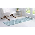 thumbnail image 2 of Unique Loom 3149035 7 x 10 ft. Matrix Trellis Motif Rectangular Rug, Dark Gray, 2 of 2