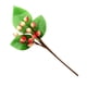 thumbnail image 5 of Artificial Big Leaf Berry Bayas simuladas Decoración Habitación Planta de adorno realista, rosa y blanco 5 piezas Vogacara HA7839-03B, 5 of 6