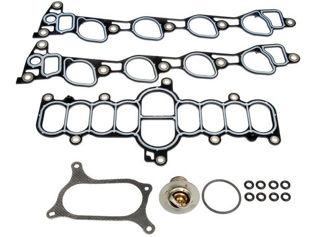 Lower and Upper Intake Manifold Gasket Set Compatible with 1997 2001  Ford F-150 4.6L V8 1998 1999 2000