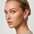 thumbnail image 3 of YEUOYEA 3 Pairs Small Huggie Hoop Earrings Set for Women, Hypoallergenic Silver Plated Hoops, Jewelry Gift, 3 of 6