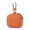 orange, variant on PU Leather Earbud Carrying Case – Small Protective Storage Pouch with Mesh Pocket & Keychain for Earphones