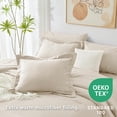 thumbnail image 3 of Juego de edredón CozyLux King, color beige, 7 piezas, cama en bolsa, 3 of 9