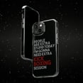 thumbnail image 6 of DistinctInk Clear Hybrid Case for Apple iPhone 13 Pro Max (6.7" Screen) - People Are Stupid Need Extra Kick Boxing - Wireless Charging Compatible, 6 of 9