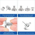 thumbnail image 3 of 12 Pcs Button for Sewing Metal Jeans,17 mm No-Sew Nailess Removable Metal Jeans Buttons, 3 of 6