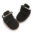 thumbnail image 6 of Otqutp Round Toe Boots for Toddler Baby Snow Shoes Prewalker Boots Booties Toddler Soft First Girls Warming Boys Baby Shoes 0-9 Months(Black,0-3 Months), 6 of 9