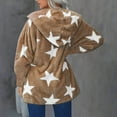 thumbnail image 6 of TIANZEN Casual Winter Jacket With Star Print Lined Warm Cozy Outerwear For Cold Weather Fossa Jacket Windbreaker Women Jackets, 6 of 8