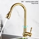thumbnail image 4 of Billuyoard Grifo de cocina, fregadero, grifo de agua giratorio, mezclador de caño, bañera extraíble de acero inoxidable, rociador para lavavajillas Juegos de accesorios de baño Billuyoard HA069586-01, 4 of 6