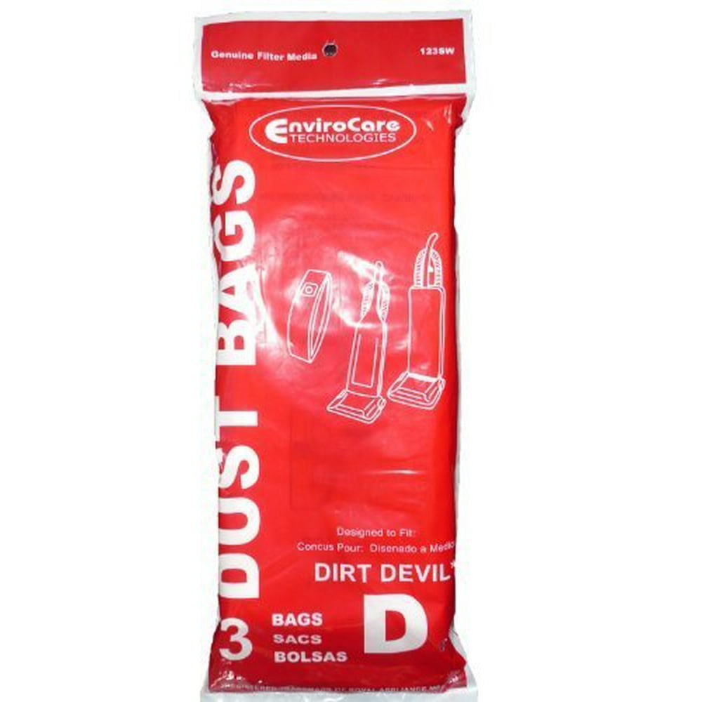 12 Royal Dirt Devil Type D Vacuum Bags, Featherlite, Lite Plus, Extra