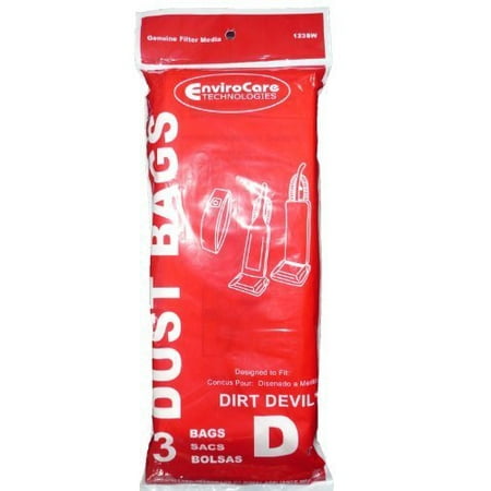 Dirt Devil Featherlite Vacuum Bags 12 Royal Dirt Devil Type D Vacuum Bags, Featherlite, Lite Plus, Extra, Classic, Sensation, Toughtmate, Impulse, Upright ()
