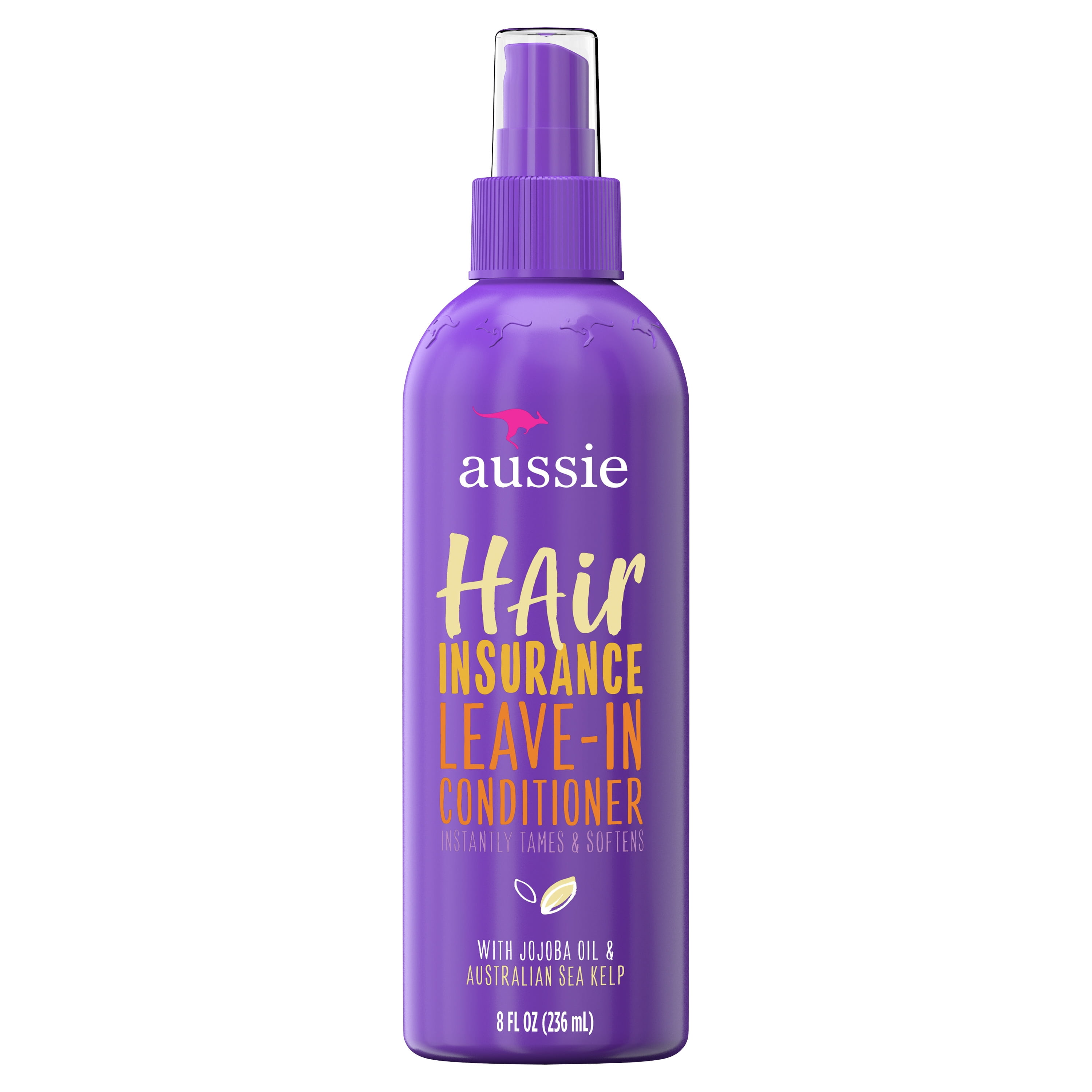 Aussie Hair Insurance Leave-In Conditioner with Jojoba and Sea Kelp, 8.0 fl oz