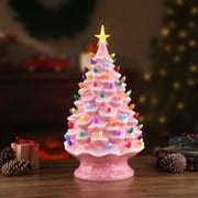 Mr. Christmas 24 in. Nostalgic Ceramic Tree - Pink