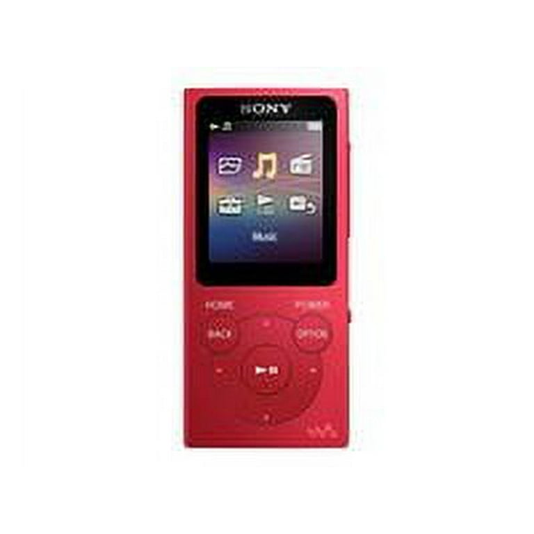 SONY Walkman® Digital Music Player, Portable, 8GB - NW-E394/R Red