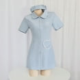 thumbnail image 1 of Lencería sexy de talla grande, uniforme de sirvienta, enfermera, traje de tentación, juego de rol de ángel blanco 203, 1 of 3