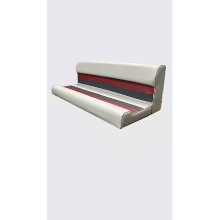 Premium Series 55" Pontoon Bench Seat Cushion Set "ONLY" Grey/Red/Char 3012ABEC  horizonmfg2016 (179)