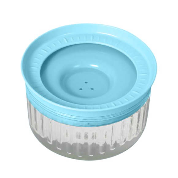 Hearth & Gear Spill Proof Water Bowl 1800ml Slow Waterer Cat Floating Water Bowl | For Sloppy Messy Drinkers Cats Breeds Drinking Home Crate Owners Bunny Water Automatic Dog Feeder Large Outdoor Pet