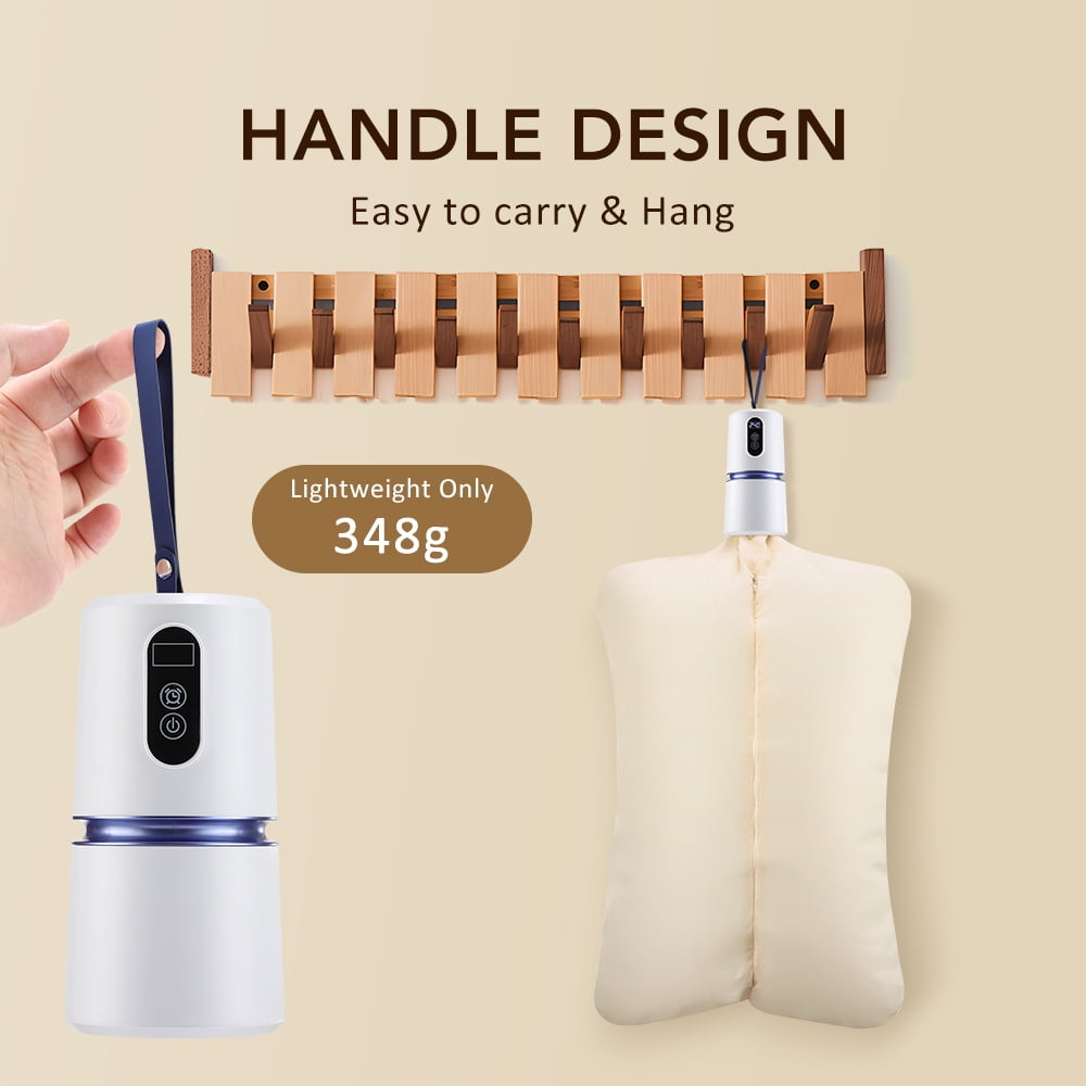 Flaremore Portable Clothes Dryer with Timer, Portable Dryer with 360° Hot Air Technology & Dry Bag, Quiet Operation Mini Laundry Dryers, 30-240 Min Timer, for Travel, Apartment, RV, Dorm