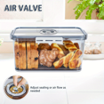 XIAOGZAHPU LeakProof Portable Airtight Bread Box Container with Lid