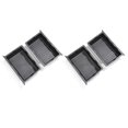 thumbnail image 5 of 4x Under Seat Storage Box Hidden Tray Interior Accessories Replacement Container, 5 of 6