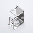 thumbnail image 3 of Juego de 2 portavasos de acero inoxidable adhesivo para montaje en pared para cepillos de dientes para baño Zefei Wu  9024735041399, 3 of 5