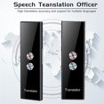 thumbnail image 1 of ziyahi Traducteur de Voix Intelligent Portable Traducteur Interactif de Discours en Temps Réel Traduction Bluetooth, 1 of 6