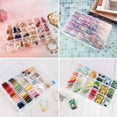 thumbnail image 6 of MRSXXNTY 3pack 36 Grids Clear Plastic Organizer Box Container Craft Storage with Adjustable Dividers for Beads Organizer Art DIY Crafts Jewelry Fishing Tackles with 3 Sheets Label Stickers, 6 of 7
