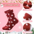 thumbnail image 4 of Tumao Fluffy Socks for Women - 5 Pairs Winter Thick Thermal Bed Socks with Boxes, Women Warm Coral Fleece Socks for Valentine Christmas Birthday Gift, 4 of 6