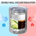 thumbnail image 2 of 12oz Tumblers Black Halloween Spider Webs Vacuum Insulated Stainless Steel Travel Tumbler Cups Mug with Lid and Straw for Beer,Coffee,Beverages with Cleaning Brush for Cold & Hot Drinks, 2 of 5