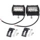 thumbnail image 1 of Luces de trabajo ANGGREK 2 Piezas Luz de trabajo para automóvil IP68 DC12V Entrada Luz Blanca 6000K carcasa negra, 1 of 8