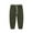 Army Green, variant on Bellafa Kids Toddler Boys Cotton Fall Sweatpants Cartoon Dinosaur Jogger Pants Casual Elastic Lounging Trousers With Zipper Pocket 2T