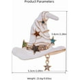 thumbnail image 6 of Rhinestone Witch Hat Brooch Pin for Women AB Crystal Colorful Star Witchcraft Brooches Lapel Pins Bag Suit Dress Accessories Unisex Cap Fashion Christmas Halloween Jewelry, 6 of 11