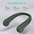 thumbnail image 3 of Portable Neck Fan. bladeless neck fan,for Indoor Outdoor Travelling,USB Rechargeable Personal Fan,Rechargeable, Headphone Design,3 Speeds Operated Adjustable,neck fans for women men, 3 of 8