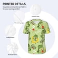 thumbnail image 5 of Rocae Cute Dinosaurs Cartoon for Breathable Men's Baseball T-Shirt Fashionable Casual Baseball Jersey, Moisture-wicking Sportswear Large, 5 of 9