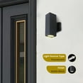 thumbnail image 3 of DVI DVP115015BK Summerside 10.25" Black Outdoor 2-Light Wall Sconce Wet Rated, 3 of 7