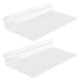 thumbnail image 1 of Estante para zapatos transparente, 2 piezas, soporte de pared para zapatillas de deporte, estantes de plástico, estante de exhibición transparente, 1 of 6