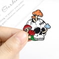 thumbnail image 4 of 3 Pieces Halloween Skull Braised Needle Mushroom Brooch Cactus Pin, 4 of 9