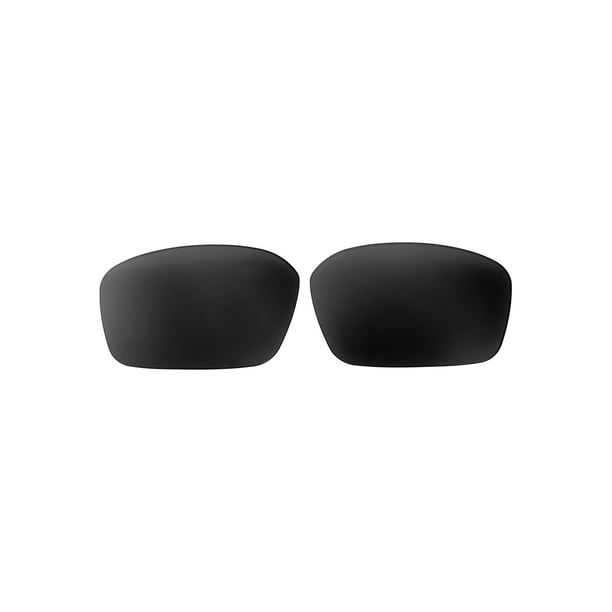 Walleva Black Polarized Replacement Lenses for Oakley Siphon Sunglasses -  