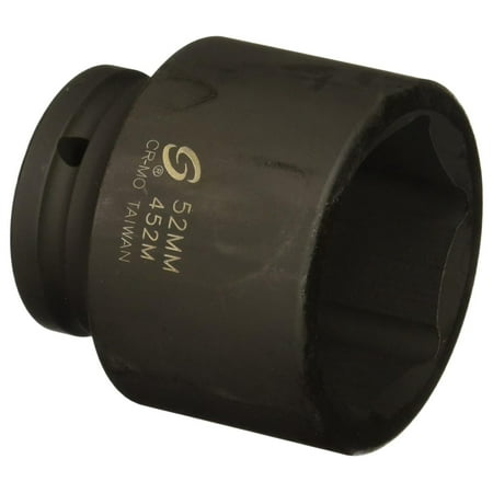 

Sunex 452M 3/4 Drive Standard 6 Point Metric Impact Socket 52mm