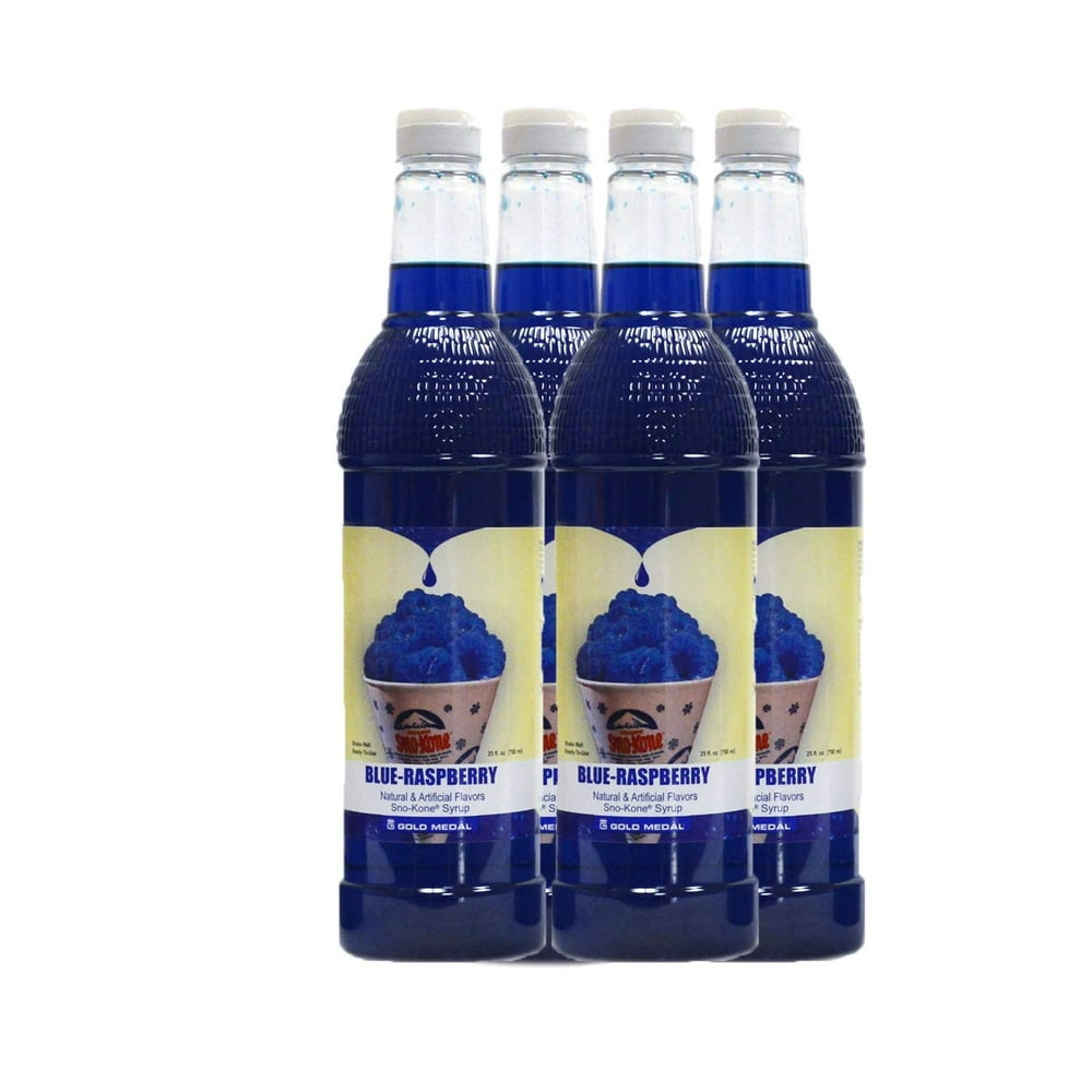 Blue Raspberry Snow Cone Syrup (25 oz. / 750 ml) (4 ct)