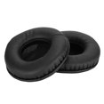 thumbnail image 3 of Un par de almohadillas universales de repuesto de algodón negro para auriculares de 75mm, 3 of 5